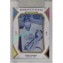 2023 MK The Gamers Extended #PP-HZ Hynek Zohorna BASE Printing Plates 2023 Cyan 1of1