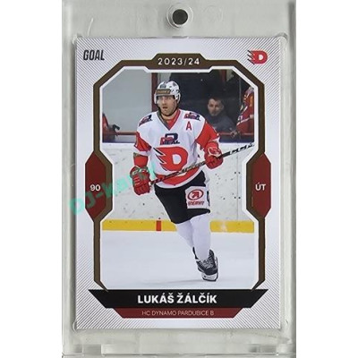 2023/24 Goal cards Chance Liga 1. série #182 Lukáš Žálčík Gold 1of20