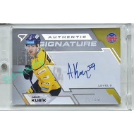 2023/24 Sportzoo ELH 2. serie #SL3-AK Adam Kubík Authentic Signature Level 3 22/40