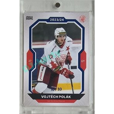 2023/24 Goal cards Chance Liga 2. série #341 Vojtěch Polák Blue 10/10