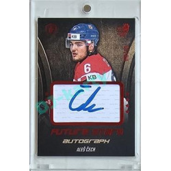 2023/24 LC Expectations Road to Prague #FSA-04 Aleš Čech Future Stars Autograph Red xx/10