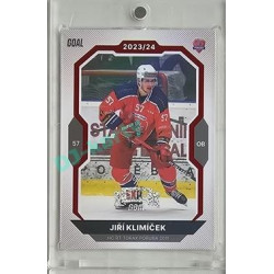 2023/24 Goal cards Chance Liga 2. série #261 Jiří Klimíček Red Expo 1of1