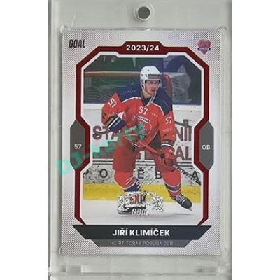 2023/24 Goal cards Chance Liga 2. série #261 Jiří Klimíček Red Expo 1of1