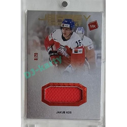 2023 MK reprezentace #JS-18 Jakub Kos U20 Jersey Segment RED 8/20