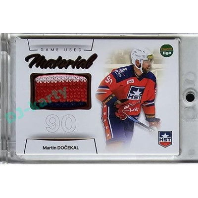 2023/24 Goal cards Chance Liga 1. série #GUM-07 Martin Dočekal Game Used Material 19/30