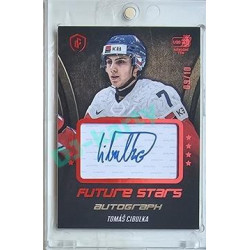 2023/24 LC Expectations Road to Prague #FSA-05 Tomáš Cibulka Future Stars Autograph Red xx/10