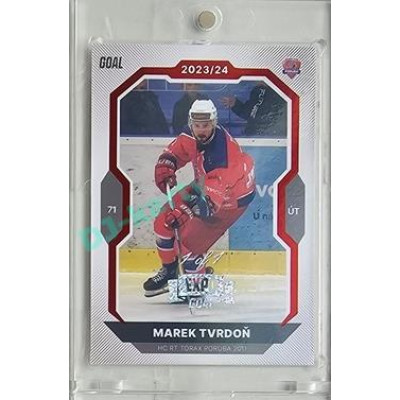 2023/24 Goal cards Chance Liga 2. série #269 Marek Tvrdoň Red Expo 1of1