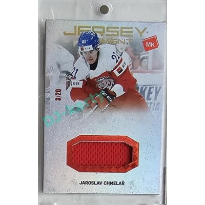 2023 MK reprezentace #JS-20 Jaroslav Chmelař U20 Jersey Segment RED 3/20