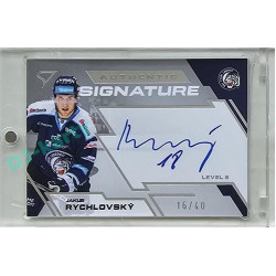 2023/24 Sportzoo ELH 2. serie #SL3-RY Jakub Rychlovský Authentic Signature Level 3 16/40