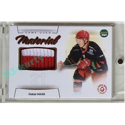2023/24 Goal cards Chance Liga 1. série #GUM-19 Oskar Haas Game Used Material 14/30