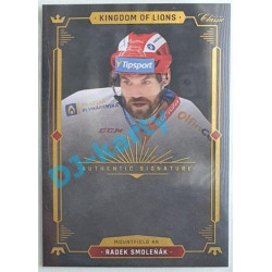 2021 OFS Kingdom of Lions Radek Smoleňák #A15 Authentic Signature PROMO (bez podpisu)