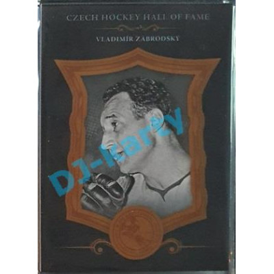 2020 OFS Síň slávy českého hokeje Vladimír Zábrodský #SSCH-016 07/25 Black Cut