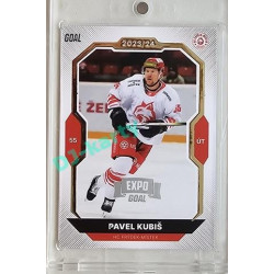 2023/24 Goal cards Chance Liga 2. série #327 Pavel Kubiš Expo Silver 1of7