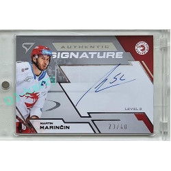 2023/24 Sportzoo ELH 2. serie #SL3-MM Martin Marinčin Authentic Signature Level 3 23/40