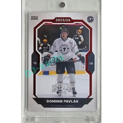 2023/24 Goal cards Chance Liga 2. série #273 Dominik Pavlák Red Expo 1of1
