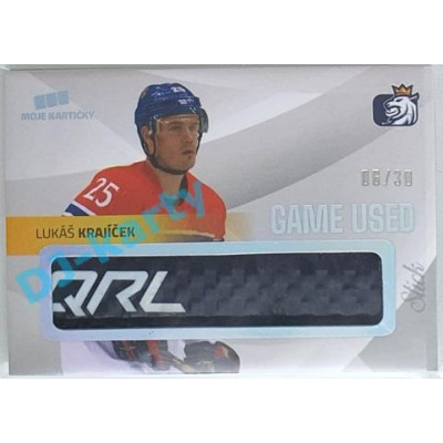 2020 MK reprezentace Lukáš Krajíček #10 06/30 Game Used Memorabilia