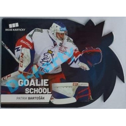 2020 MK reprezentace Patrik Bartošák #5 Goalie School Die-cut Blue Retail