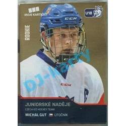 2020 MK reprezentace Michal Gut RC juniorské naděje #83 Gold Promo