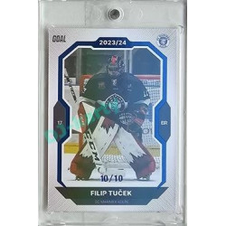 2023/24 Goal cards Chance Liga 2. série #345 Filip Tuček Blue 10/10