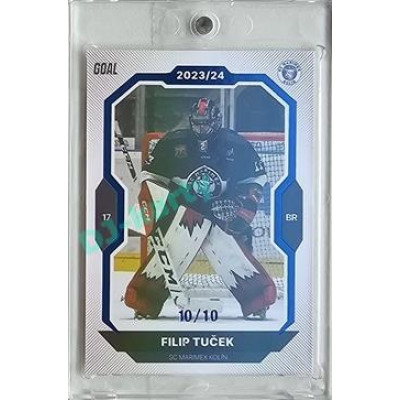 2023/24 Goal cards Chance Liga 2. série #345 Filip Tuček Blue 10/10