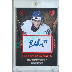 2023/24 LC Expectations Road to Prague #FSA-12 Ondřej Becher Future Stars Autograph Red xx/10