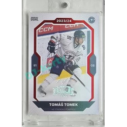 2023/24 Goal cards Chance Liga 2. série #274 Tomáš Tomek Red Expo 1of1