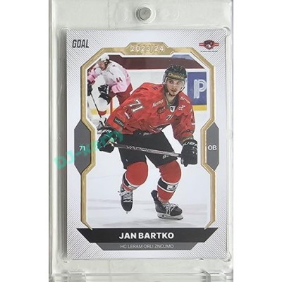 2023/24 Goal cards Chance Liga 1. série #188 Jan Bartko Gold 1of20