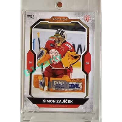 2023/24 Goal cards Chance Liga 2. série #329 Šimon Zajíček Expo Silver 1of7