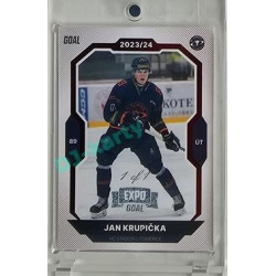 2023/24 Goal cards Chance Liga 2. série #282 Jan Krupička Red Expo 1of1