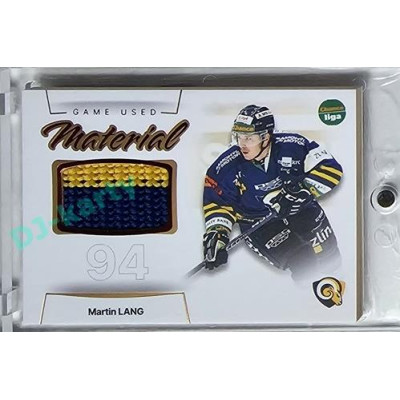 2023/24 Goal cards Chance Liga 1. série #GUM-02 Martin Lang Game Used Material 21/30