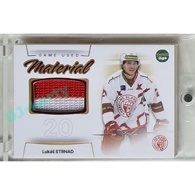 2023/24 Goal cards Chance Liga 1. série #GUM-20 Lukáš Strnad Game Used Material 14/30