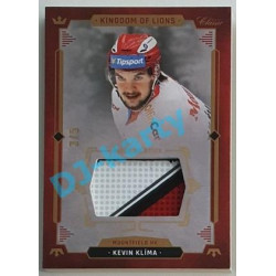 2021 OFS Kingdom of Lions Kevin Klíma #S15 3/5 Piece of Stick GOLD