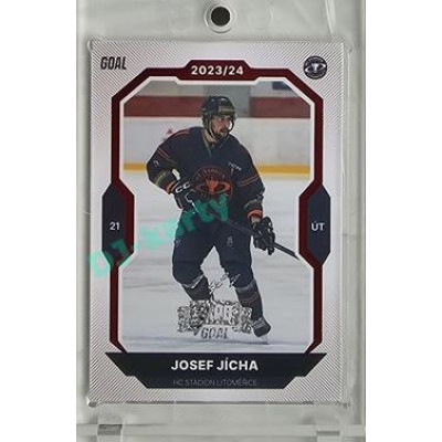 2023/24 Goal cards Chance Liga 2. série #283 Josef Jícha Red Expo 1of1