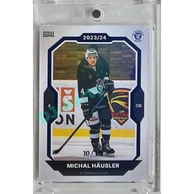 2023/24 Goal cards Chance Liga 2. série #348 Michal Häusler Blue 10/10