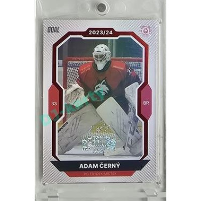 2023/24 Goal cards Chance Liga 2. série #313 Adam Černý Red Expo 1of1