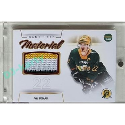 2023/24 Goal cards Chance Liga 1. série #GUM-04 Vít Jonák Game Used Material 14/30
