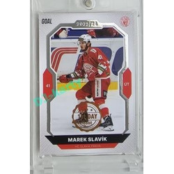 2023/24 Goal cards Chance Liga 2. série #337 Marek Slavík 1st day of issue
