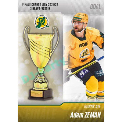 2022/23 Goal Cards Chance Liga 1. série #V-15 Adam Zeman Finále 2022