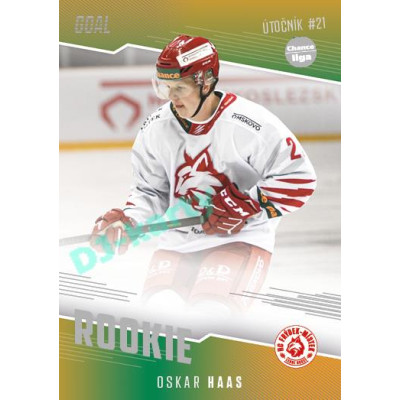 2022/23 Goal Cards Chance Liga 2. série #15 Oskar Haas Rookie