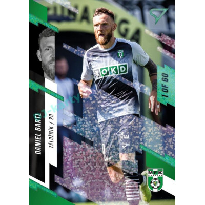 2023/24 Sportzoo Fortuna Liga 2. série #373 Daniel Bartl Green Dew 1of60