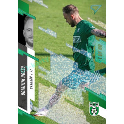 2023/24 Sportzoo Fortuna Liga 2. série #369 Dominik Holec Green Dew 1of60