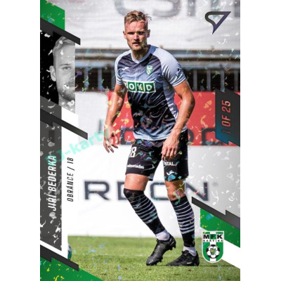 2023/24 Sportzoo Fortuna Liga 2. série #370 Jiří Bederka Black Camouflage 1of25