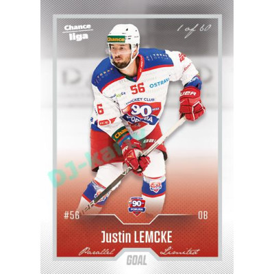 2022/23 Goal Cards Chance Liga 1. série #161 Justin Lemcke Silver 1 of 60