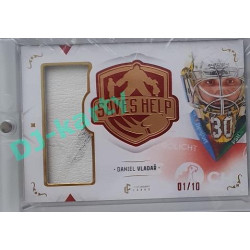 2021/22 Legendary Cards SAVES HELP MEMORABILIA SERIES #SHM-36 Daniel Vladař Memorabilia Red 01/10
