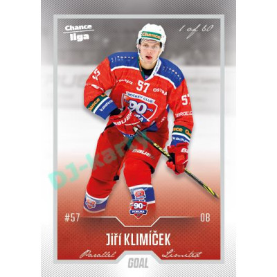 2022/23 Goal Cards Chance Liga 1. série #162 Jiří Klimíček Silver 1 of 60