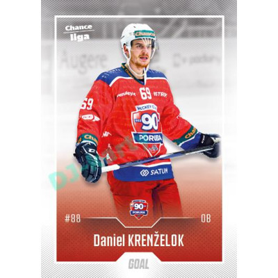 2022/23 Goal Cards Chance Liga 1. série #163 Daniel Krenželok