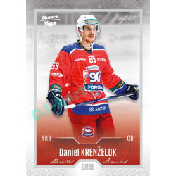 2022/23 Goal Cards Chance Liga 1. série #163 Daniel Krenželok Silver 1 of 60