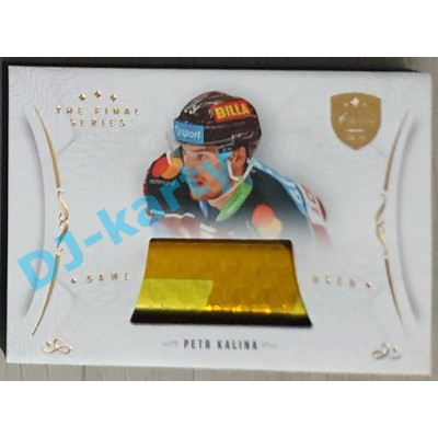 2021/22 OFS The Final Series Petr Kalina #STI-KAP Game Used Stick Gold PROMO