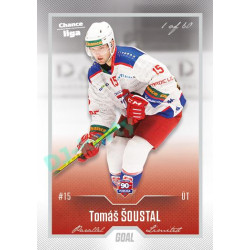2022/23 Goal Cards Chance Liga 1. série #164 Tomáš Šoustal Silver 1 of 60