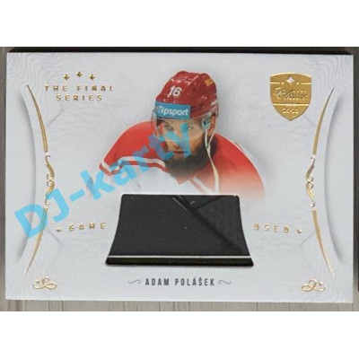 2021/22 OFS The Final Series Adam Polášek #STI-POA Game Used Stick Gold PROMO